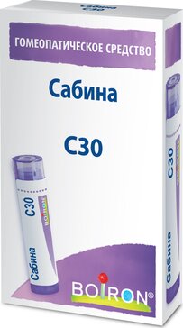 Сабина С30 гранулы гомеопатические 4 г