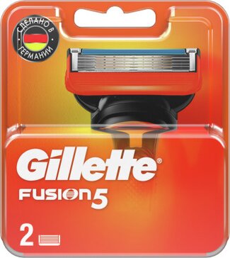 Сменные кассеты Gillette Fusion5 2 шт