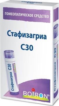 Стафизагриа С30 гранули гомеопатические 4 г