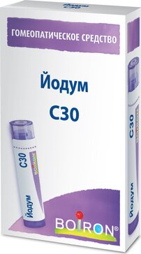 Йодум c30 гранулы гомеопатические 4г