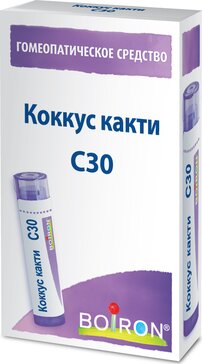 Коккус какти С30 гранулы гомеопатические 4 г