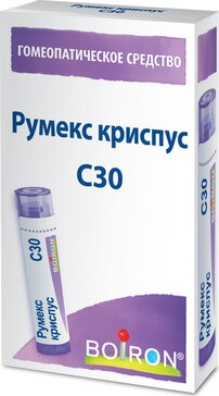 Румекс криспус С30 гранулы гомеопатические 4 г