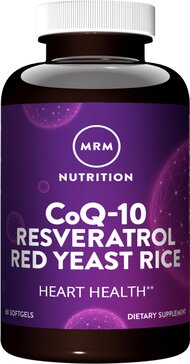 MRM Nutrition Коэнзим Q10, Ресвератрол, Красный Дрожжевой Рис капс 60 шт