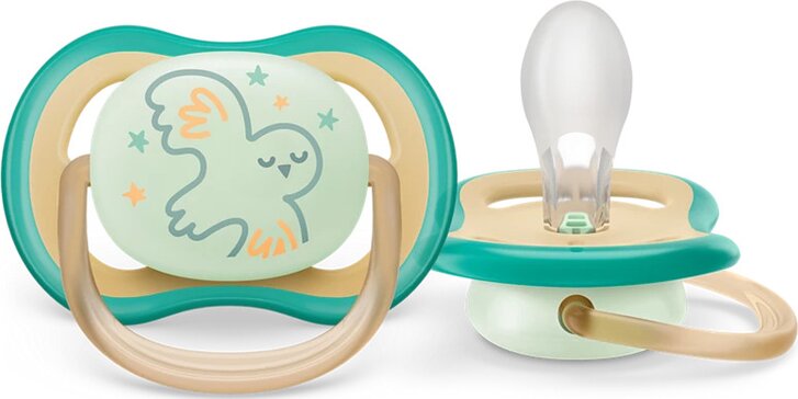 Пустышка Philips Avent ultra air SCF377/01 с футляром для хранения и стерилизации, 1 шт, 0-6 мес