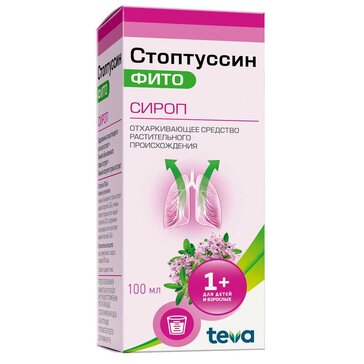 Купить Стоптуссин-Фито Средство От Кашля, Сироп 100мл (Подорожника.