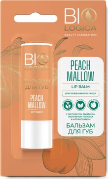 Biologica бальзам для губ 3.6г peach mallow