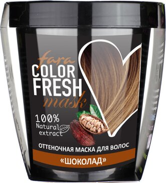 Fara color fresh маска оттеночная для волос 250мл шоколад