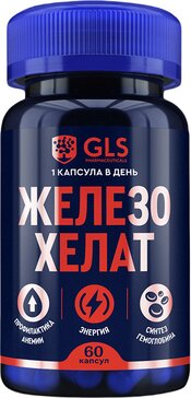 GLS Железо хелат капс 60 шт