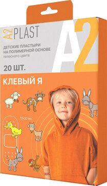 A2Plast Пластырь клевый я 20 шт