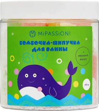 Шипучка для ванны с игрушкой MiPASSiON Африка 400 г