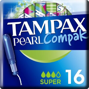 Тампоны с аппликатором TAMPAX Compak Super, 16 шт