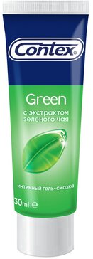 Contex гель-смазка Green с экстрактом зеленого чая 30 мл