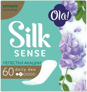 Ola! daily прокладки ежедневные deo 60 шт лепестки акации