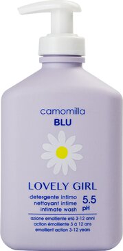 Camomilla blu гель для интимной гигиены девочек 3-12 лет 300мл lovely girl