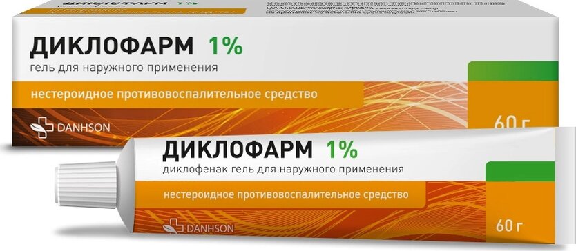 Диклофарм гель 1% 60 г для наружного применения