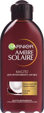 Garnier ambre solaire масло для загара 200мл кокос