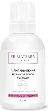 Primaterra Шампунь-пенка для мытья волос без воды 500 мл 