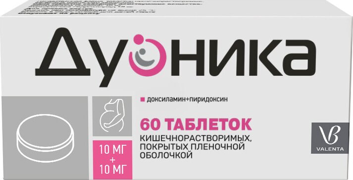 Дуоника таб 10 мг+10 мг 60 шт