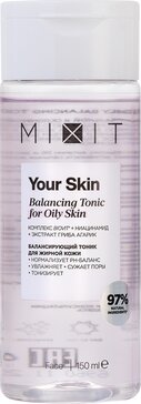 MIXIT Your Skin Тоник для лица балансирующий для нормальной и жирной кожи лица 150 мл