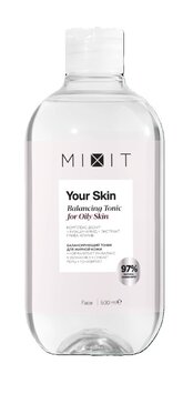 Mixit your skin тоник балансирующий 500мл для нормальной и склонной к жирности кожи лица