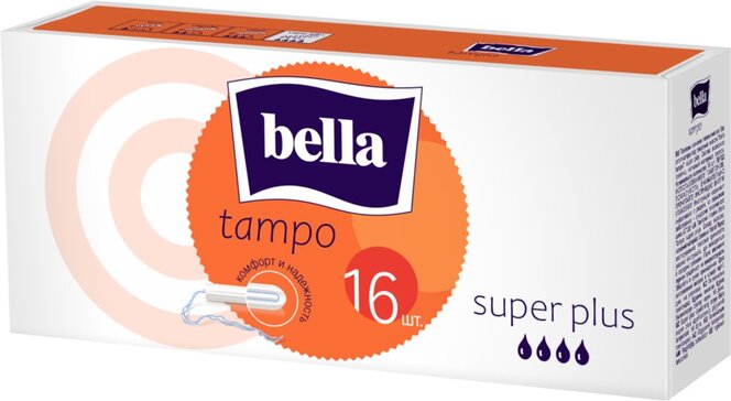 Bella тампоны премиум комфорт super plus 16 шт без аппликатора