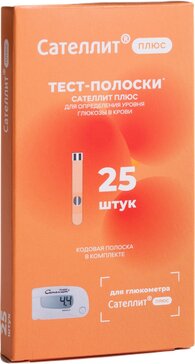 Сателлит Плюс Тест-полоски 25 шт