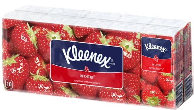 Kleenex платки носовые 10 шт клубника