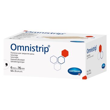 Omnistrip полоски на операционные швы гипоаллергенные стерильные 6х76мм 150 шт