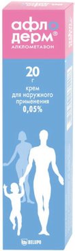 Афлодерм крем 0.05% 20г туба