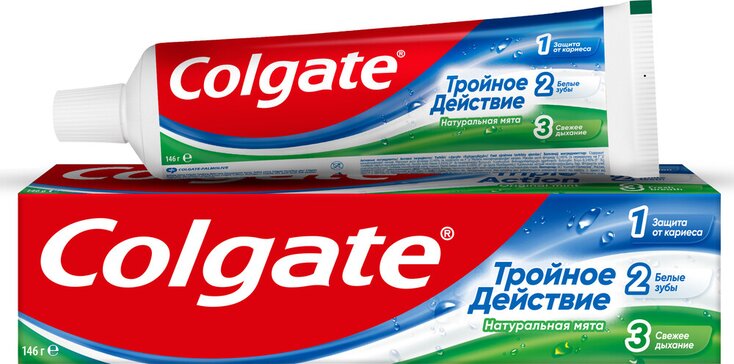 Зубная паста Colgate Тройное действие 146 г (100 мл)