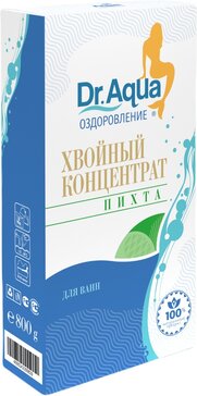 Dr.aqua концентрат хвойный 800г кор.карт. пихта