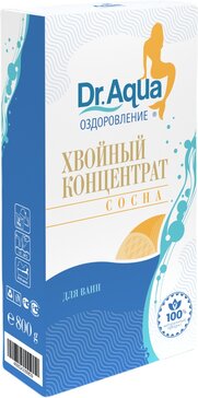 Dr.aqua концентрат хвойный 800г кор.карт. сосна