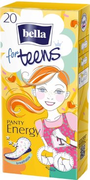 Bella for teens прокладки ежедневные energy deo 20 шт