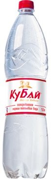 Кубай вода питьевая газированная 1.5л бут.п/э