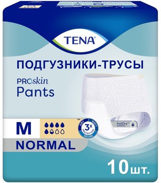 Tena Pants Normal Подгузники-трусы для взрослых р.M 10 шт