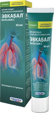 Эвкабал Бальзам С эмульсия для ингаляций и наружного применения 40мл туба