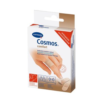 Cosmos Comfort antiseptic Пластырь бактерицидный 20 шт, 2 размера