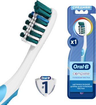 Oral-b щетка зубная глубокая чистка комплекс 40 medium/средняя