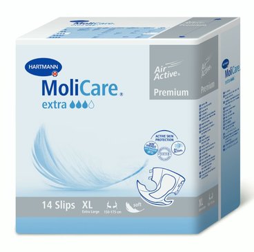 Molicare подгузники воздухопроницаемые премиум софт экстра р.xl 169948 14 шт