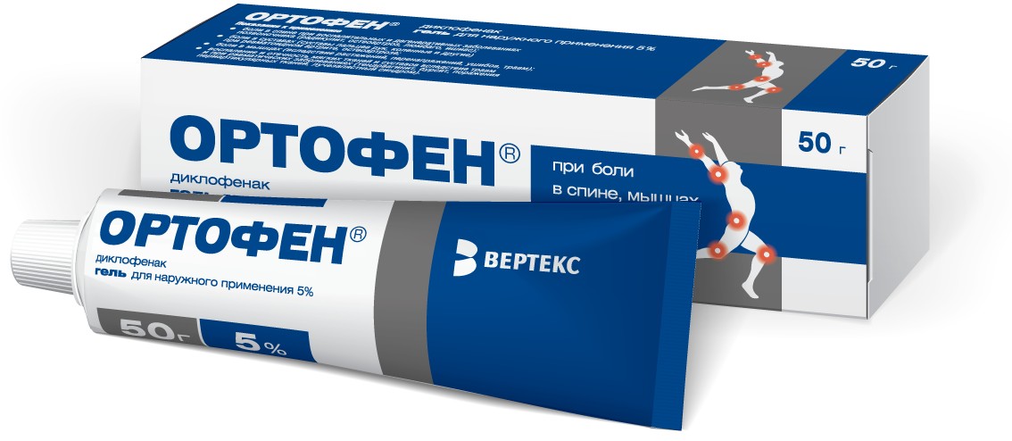 Ортофен гель 5% 50 г