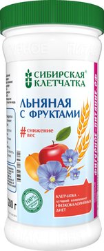 Клетчатка сибирская 280г льняная с фруктами