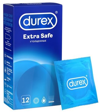 Презервативы Durex Extra Safe 12 шт 