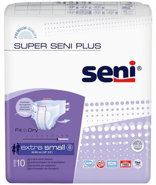 Seni super plus air подгузники взросл. extra small 10 шт