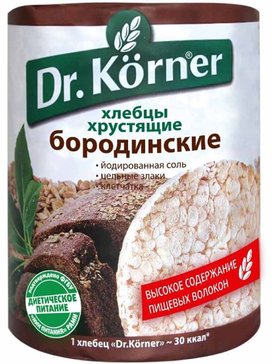 Dr.korner хлебцы 100г бородинские