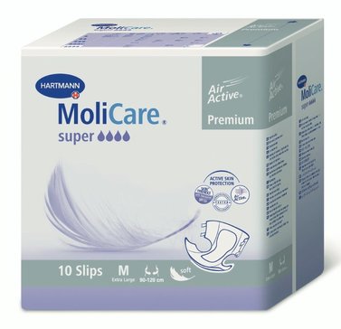 Molicare подгузники premium super soft р.m 10 шт