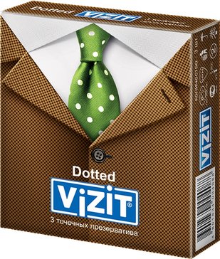 Презервативы VIZIT Dotted Точечные 3 шт