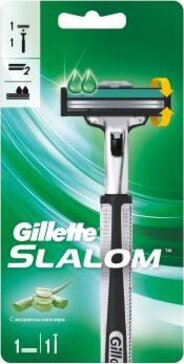 Gillette slalom станок 1 шт с 1-ой кассетой