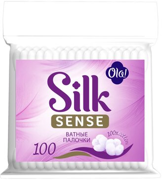 Ватные палочки Ola! Silk Sense 100 шт