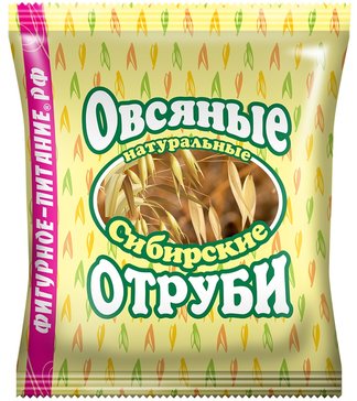 Отруби сибирские натуральные 200г овсяные