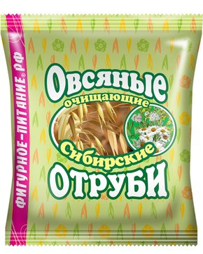 Отруби сибирские очищающие 200г овсяные